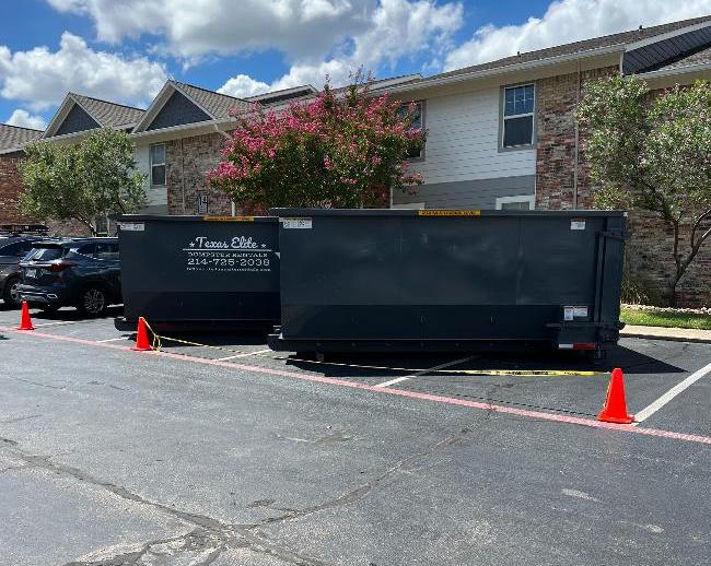 Top-rated residential Dumpster Rental in Italy, TX​